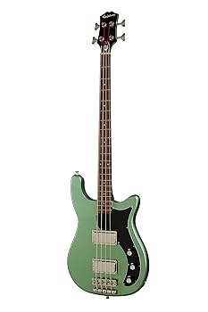 Amazon.com: Epiphone Embassy Bass Wanderlust Green Metallic